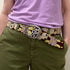 Jenny Krauss Morning Glory Floral Embroidered Wool Ladies Belt